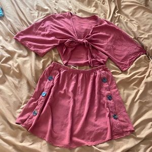 Toluca swim cover up set